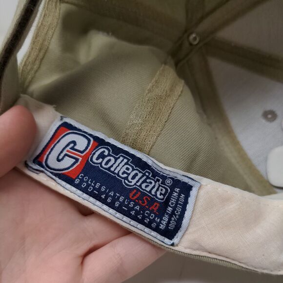 Collegiate USA Men's Strapback Hat United Rentals Tan Embroidered Logo W/Tags - Picture 11 of 11